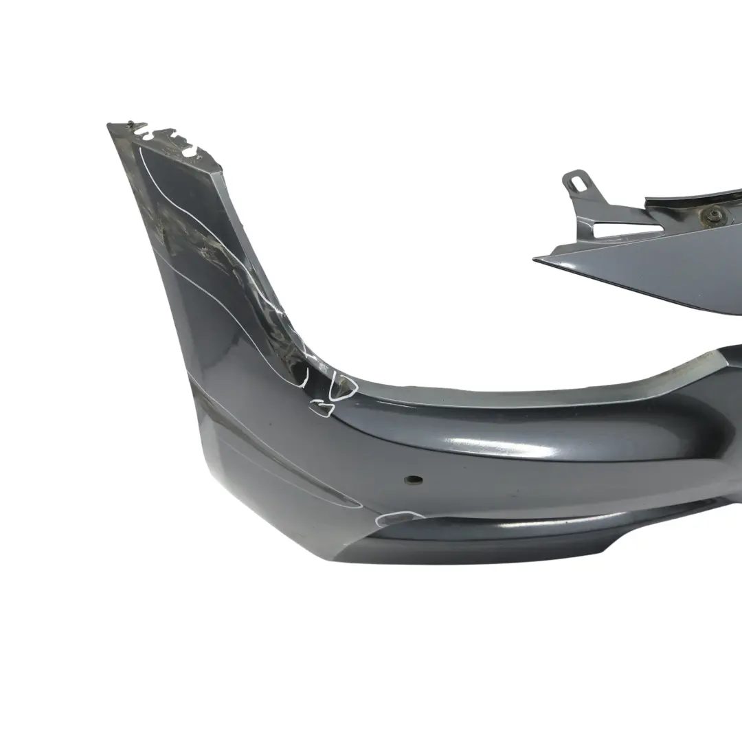 Front Bumper M Sport Complete Trim Panel Mineral Grau Metallic - B39 to BMW F30 F31 with Part number 8067941 BMW F30 F31 Front Bumper M Sport Complete Trim Panel Mineral Grau Metallic - B39 - SKU 8067941-MG - Part number 8067941
