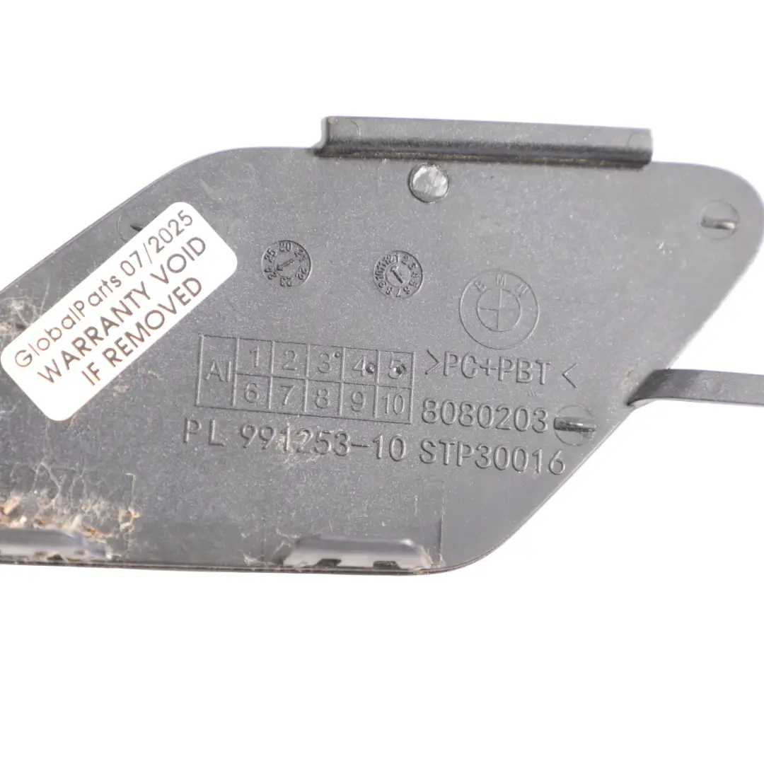 Towing Eye Hook Cover Cap Front Portimao Blue Metallic - C31 to BMW U06 with Part number 8080203 BMW U06 Towing Eye Hook Cover Cap Front Portimao Blue Metallic - C31 - SKU 8080203-POR - Part number 8080203