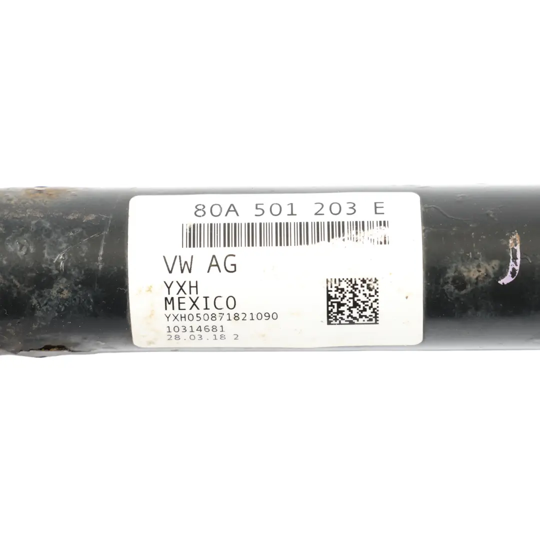 Audi SQ5 FY Rear Engine Driveshaft Drive Shaft Left Right N/O/S - SKU 80A501203E - Part number 80A501203E