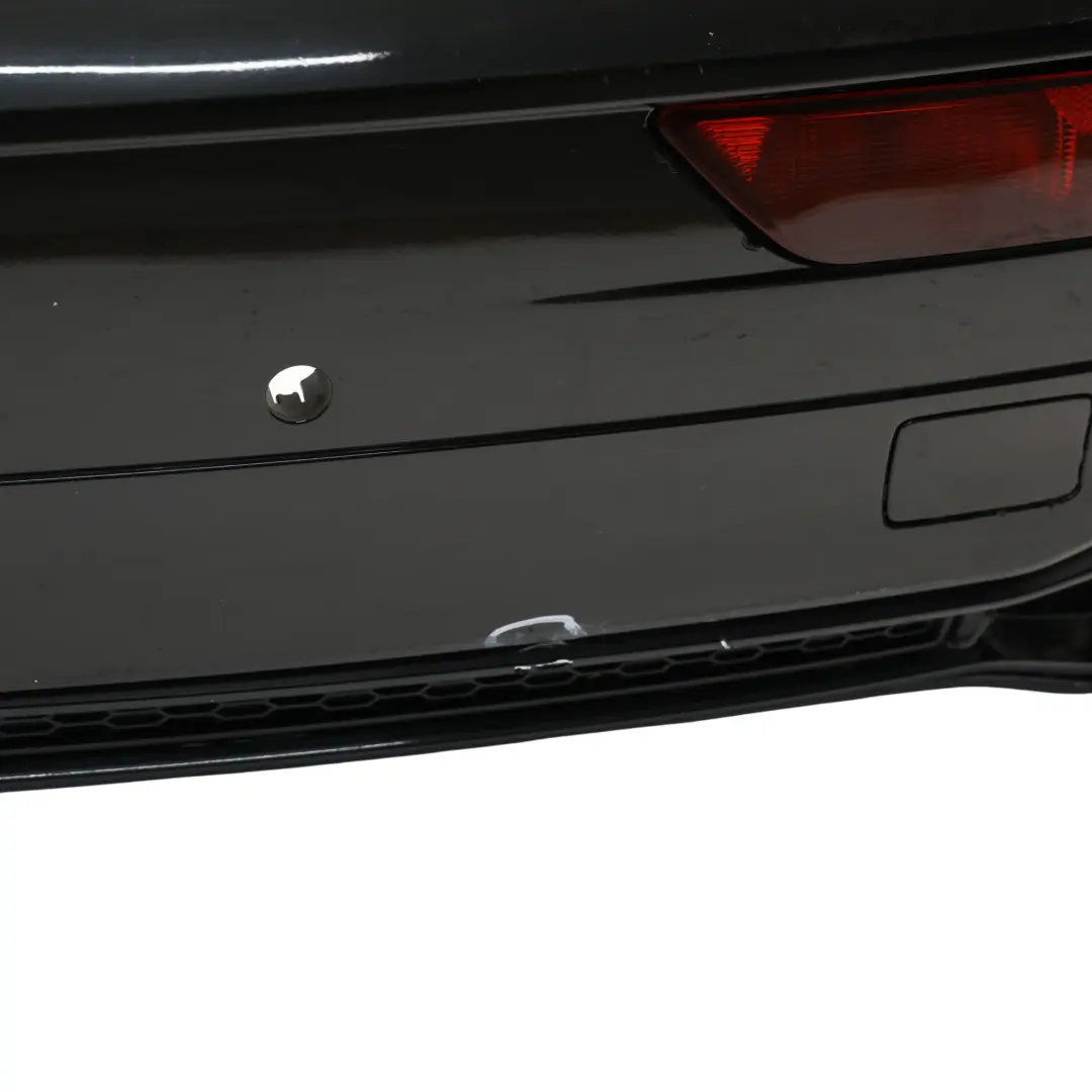 Bumper Trim Panel Covering Mythical Black Metallic - Y9T to Audi SQ5 FY Rear with Part number 80A807067D Audi SQ5 FY Rear Bumper Trim Panel Covering Mythical Black Metallic - Y9T - SKU 80A807067D-MYB - Part number 80A807067D