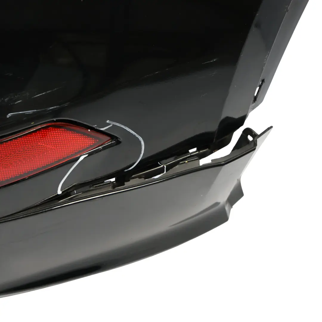 Bumper Trim Panel Covering Mythical Black Metallic - Y9T to Audi SQ5 FY Rear with Part number 80A807067D Audi SQ5 FY Rear Bumper Trim Panel Covering Mythical Black Metallic - Y9T - SKU 80A807067D-MYB - Part number 80A807067D