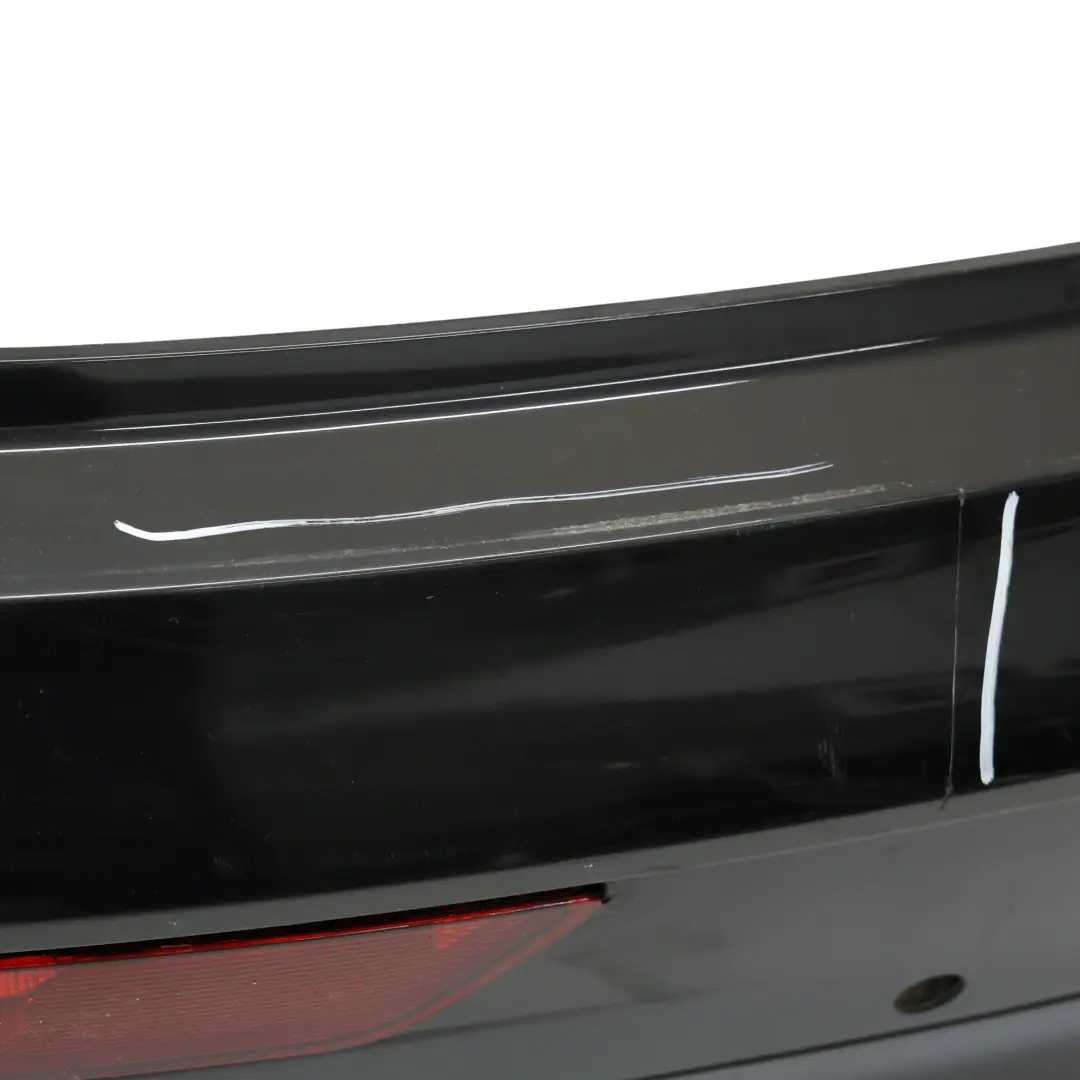 Bumper Trim Panel Covering Mythical Black Metallic - Y9T to Audi SQ5 FY Rear with Part number 80A807067D Audi SQ5 FY Rear Bumper Trim Panel Covering Mythical Black Metallic - Y9T - SKU 80A807067D-MYB - Part number 80A807067D