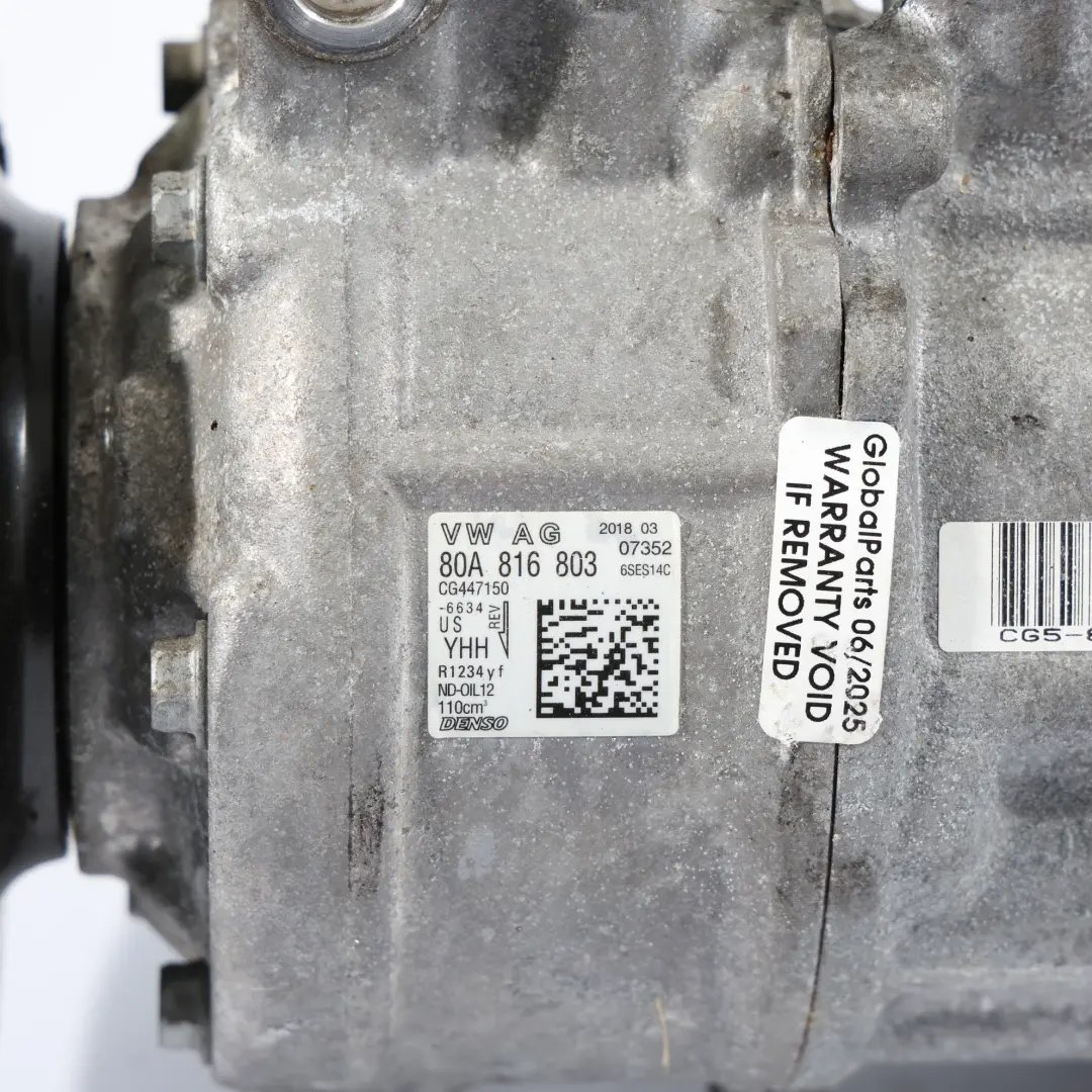 A/C Air Conditioning Compressor to Audi A5 B8 Q5 FY A7 4G with Part number 80A816803 Audi A5 B8 Q5 FY A7 4G A/C Air Conditioning Compressor - SKU 80A816803 - Part number 80A816803