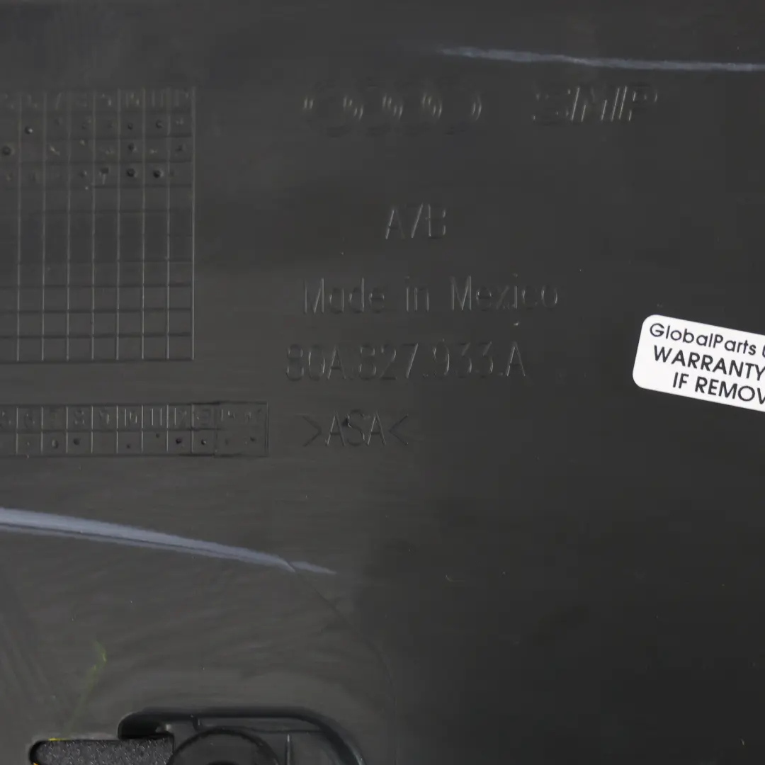  Panel Alerón Trasero Para Portón Trasero De Audi Q5 FY Color Negro Mítico - Y9T - SKU 80A827933A-MYB - Número de pieza 80A827933A-MYB