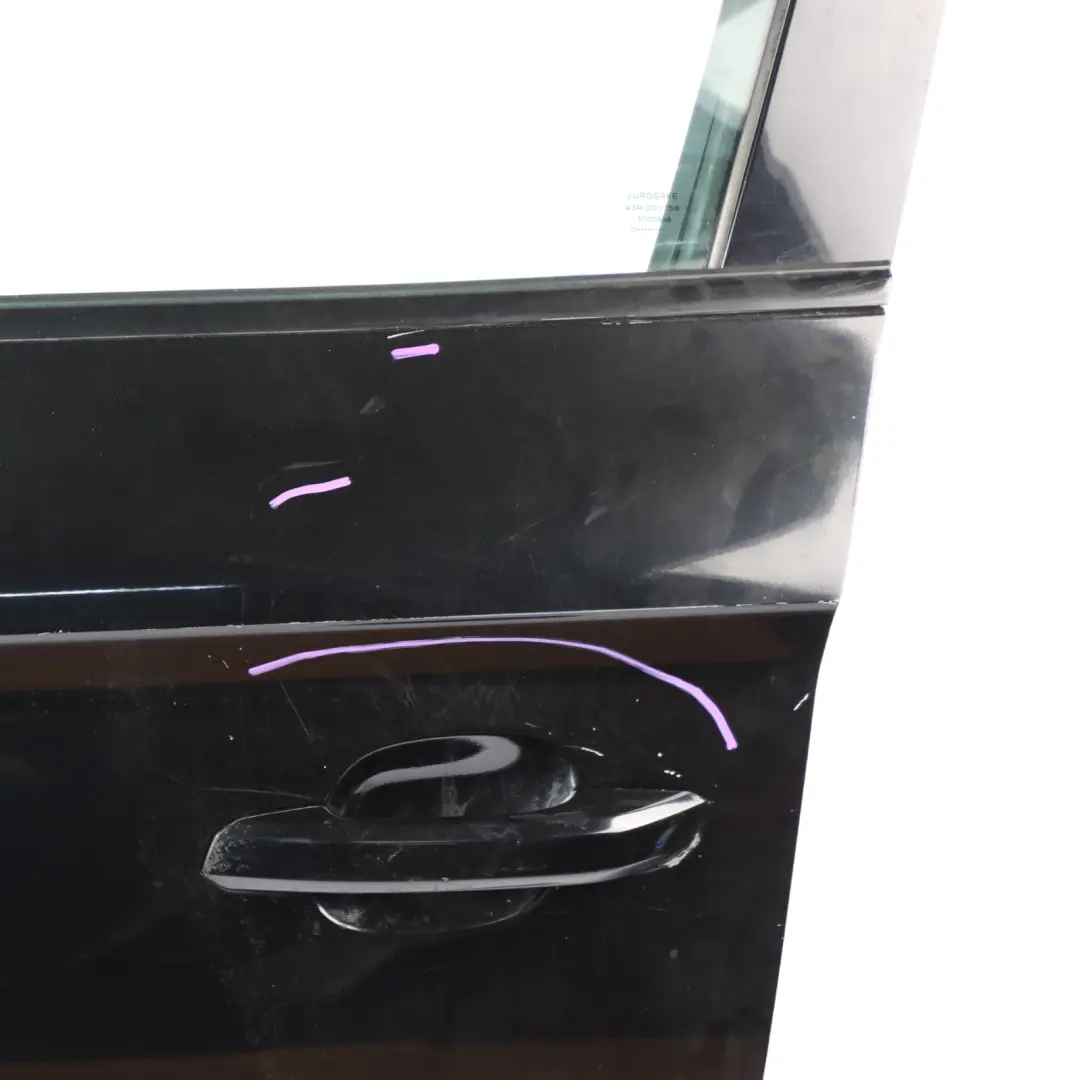 Door Front Left N/S Mythical Black Metallic - Y9T to Audi Q5 FY with Part number 80A831051H Audi Q5 FY Door Front Left N/S Mythical Black Metallic - Y9T - SKU 80A831051H-MYB - Part number 80A831051H