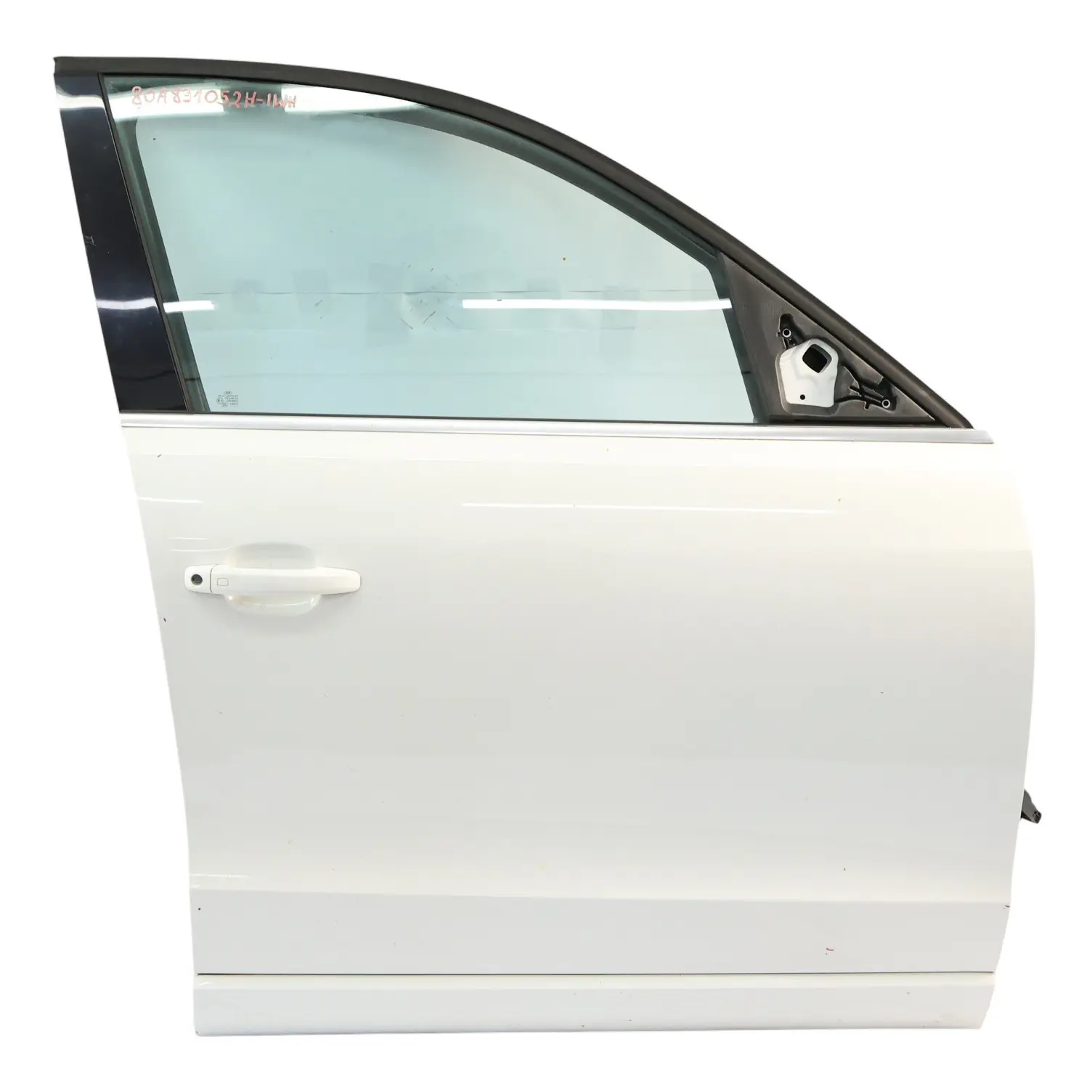 Audi Q5 8R Door Front Right O/S Covering Panel Glacier White Pearl - S9R