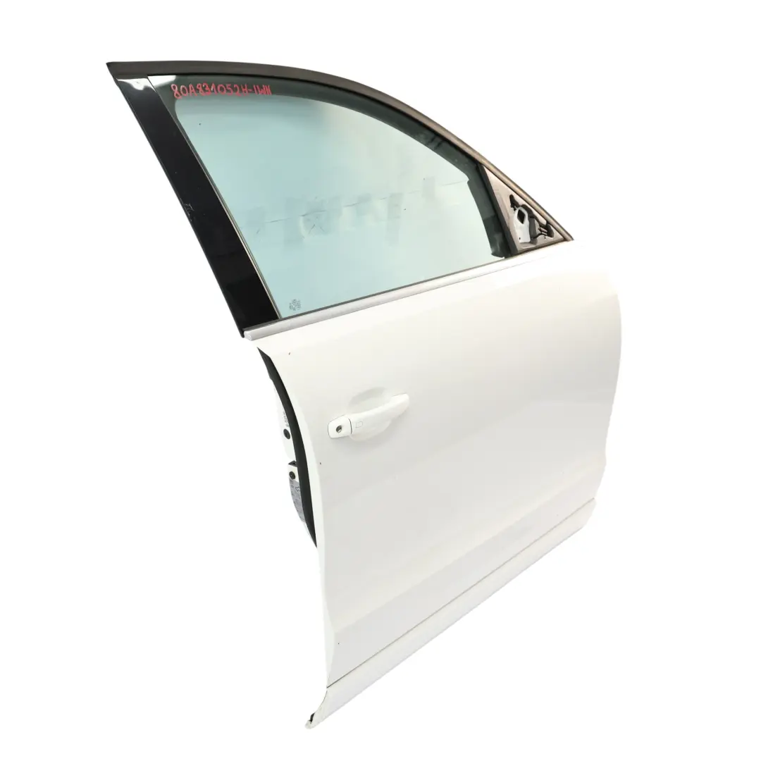 Audi Q5 8R Door Front Right O/S Covering Panel Glacier White Pearl - S9R - SKU 8R0831052E-MGW - Part number 8R0831052E