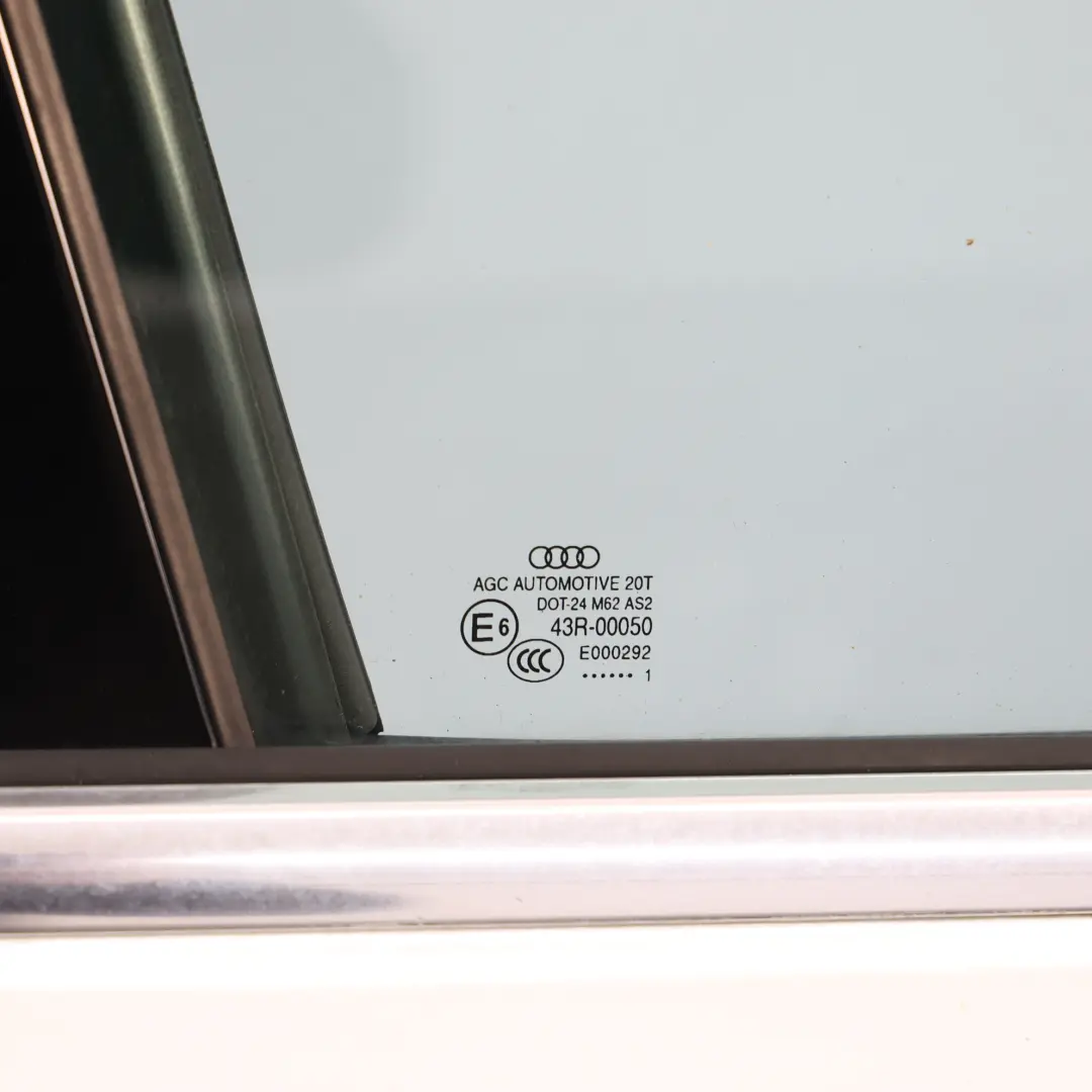 Audi Q5 8R Door Front Right O/S Covering Panel Glacier White Pearl - S9R - SKU 8R0831052E-MGW - Part number 8R0831052E