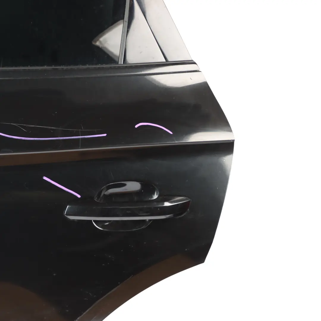 Audi Q5 FY Door Covering Rear Left N/S Mythical Black Metallic - Y9T - SKU 80A833051A-MYB1 - Part number 80A833051A