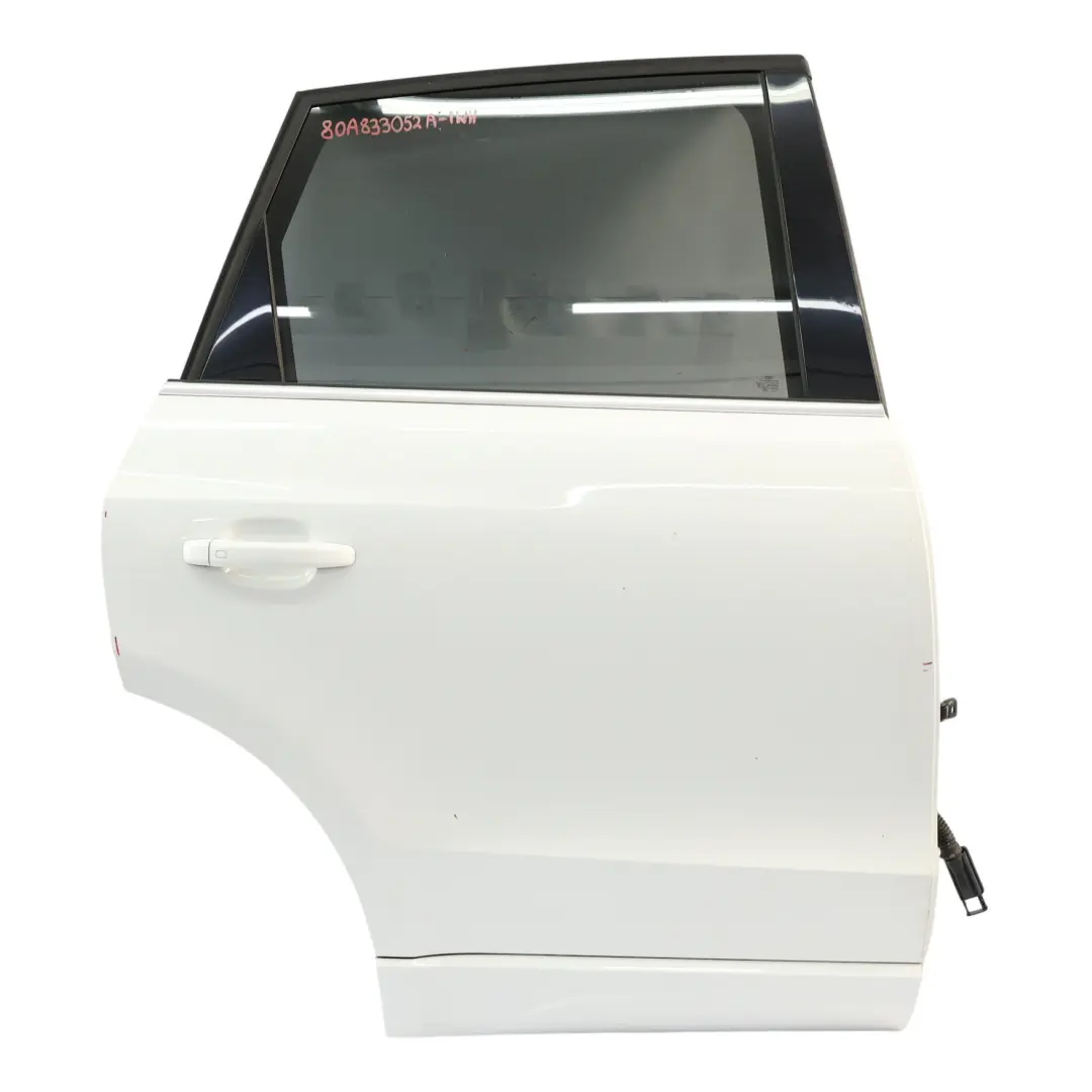 Audi Q5 8R Drzwi Tylne Prawe Glacier White Pearl Biały - S9R - SKU 8R0833052B-MGW - Numer Części 8R0833052B