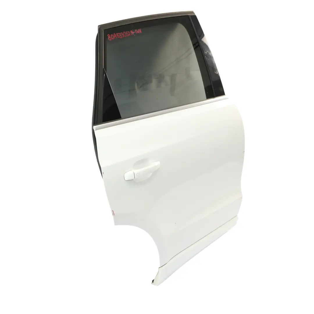 Audi Q5 8R Door Rear Right O/S Glacier White Pearl Effect - S9R - SKU 8R0833052B-MGW - Part number 8R0833052B