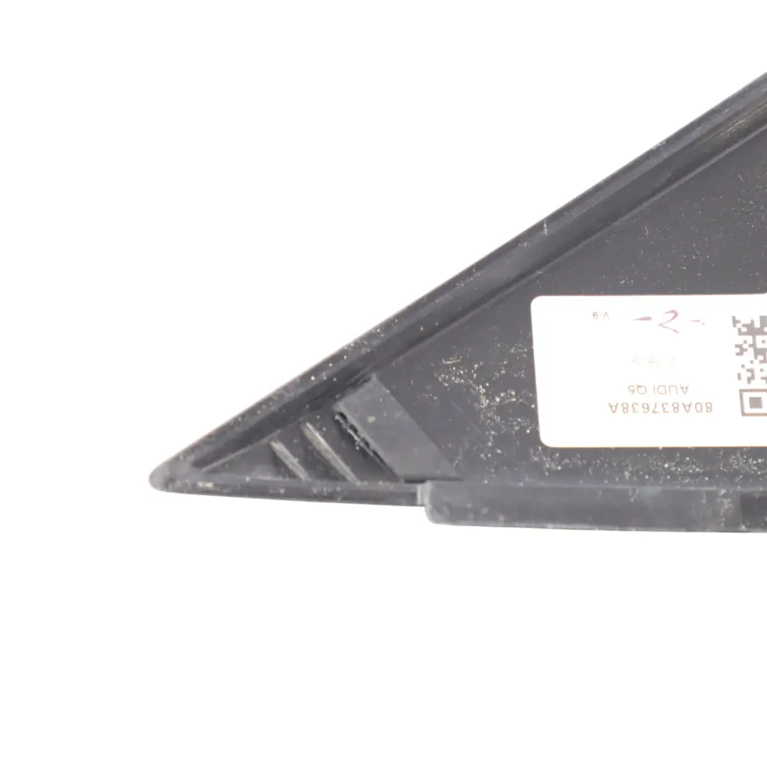 Audi Q5 FY Front Door Triangle Cover Corner Trim Panel Right O/S - SKU 80A837638A - Part number 80A837638A