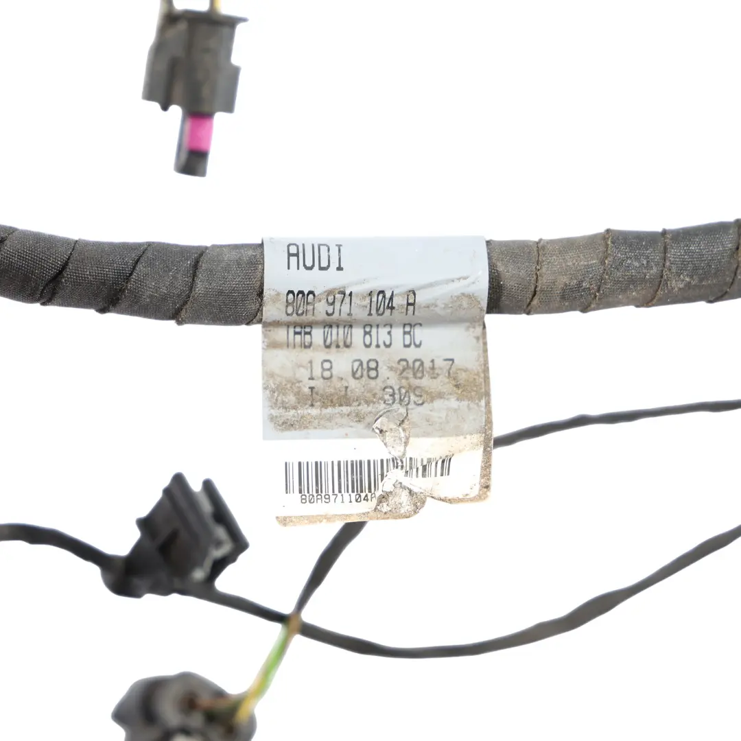 Audi Q2 GA Rear Bumper PDC Parking Sensor Wiring Harness Loom Cable - SKU 80A971104A - Part number 80R971104A