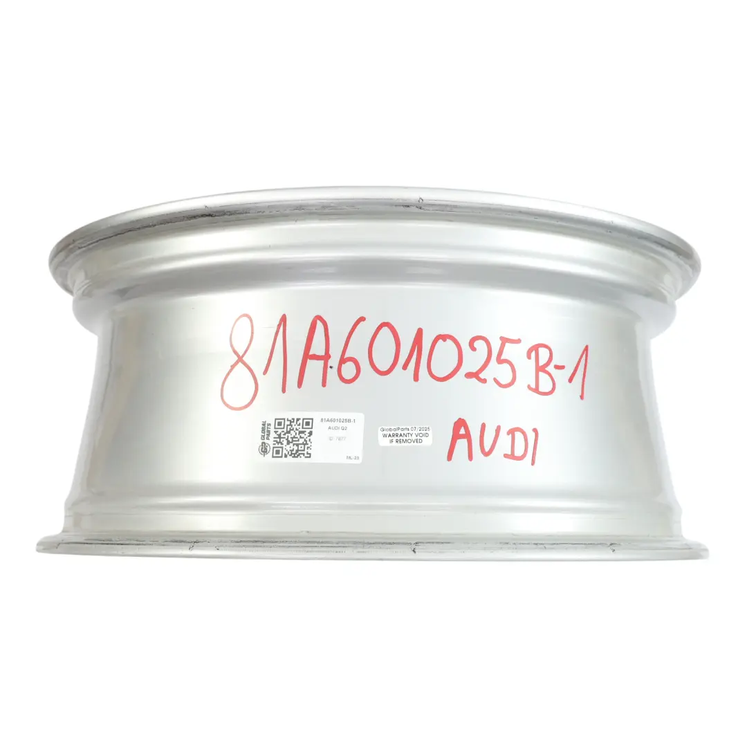 Audi Q2 GA Wheel Rim Alloy Silver 17" ET:45 7J - SKU 81A601025B-1 - Part number 81A601025B