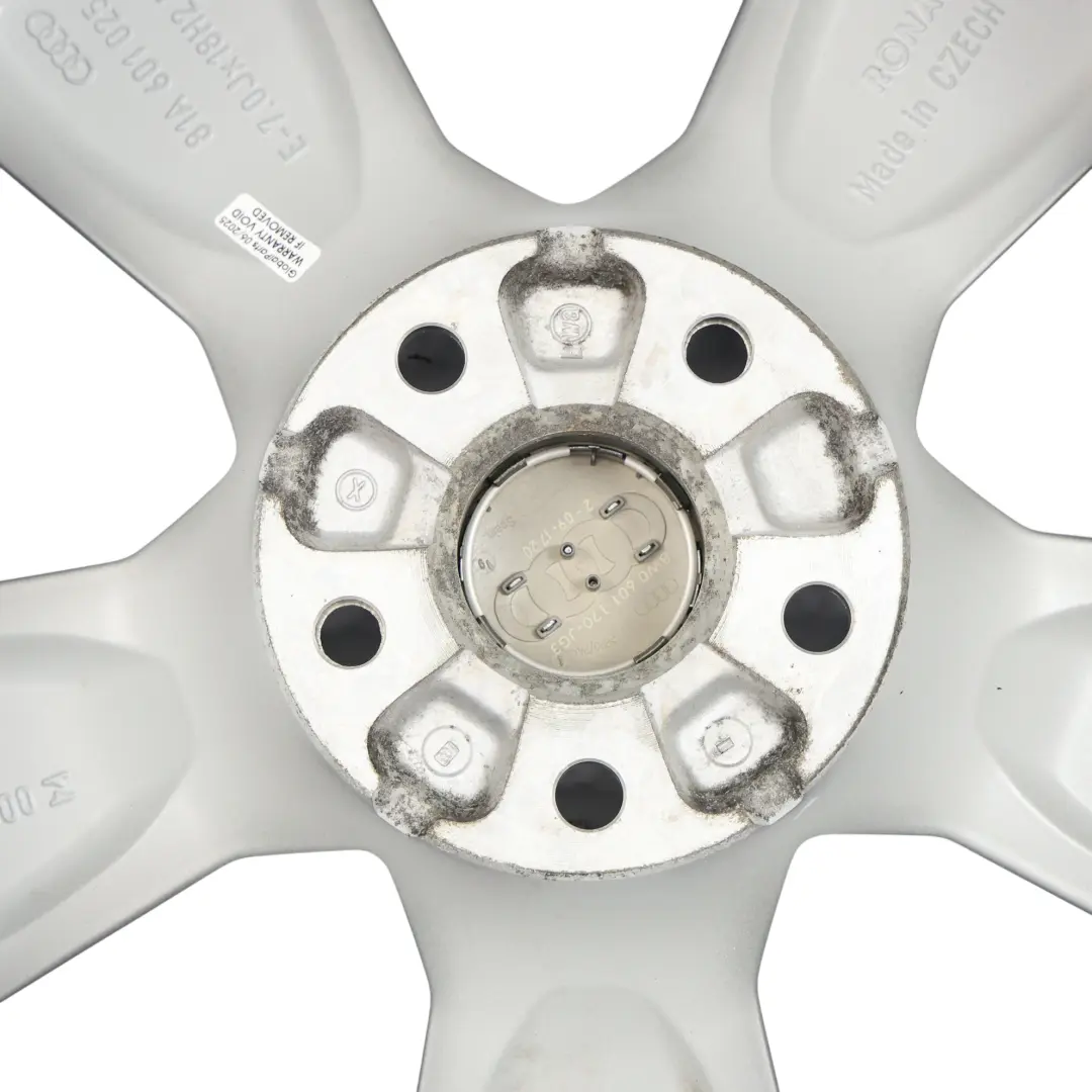 Alloy Wheel Rim 18" ET:40 7J Silver to Audi Q2 GA with Part number 81A601025J Audi Q2 GA Alloy Wheel Rim 18" ET:40 7J Silver - SKU 81A601025J-3 - Part number 81A601025J