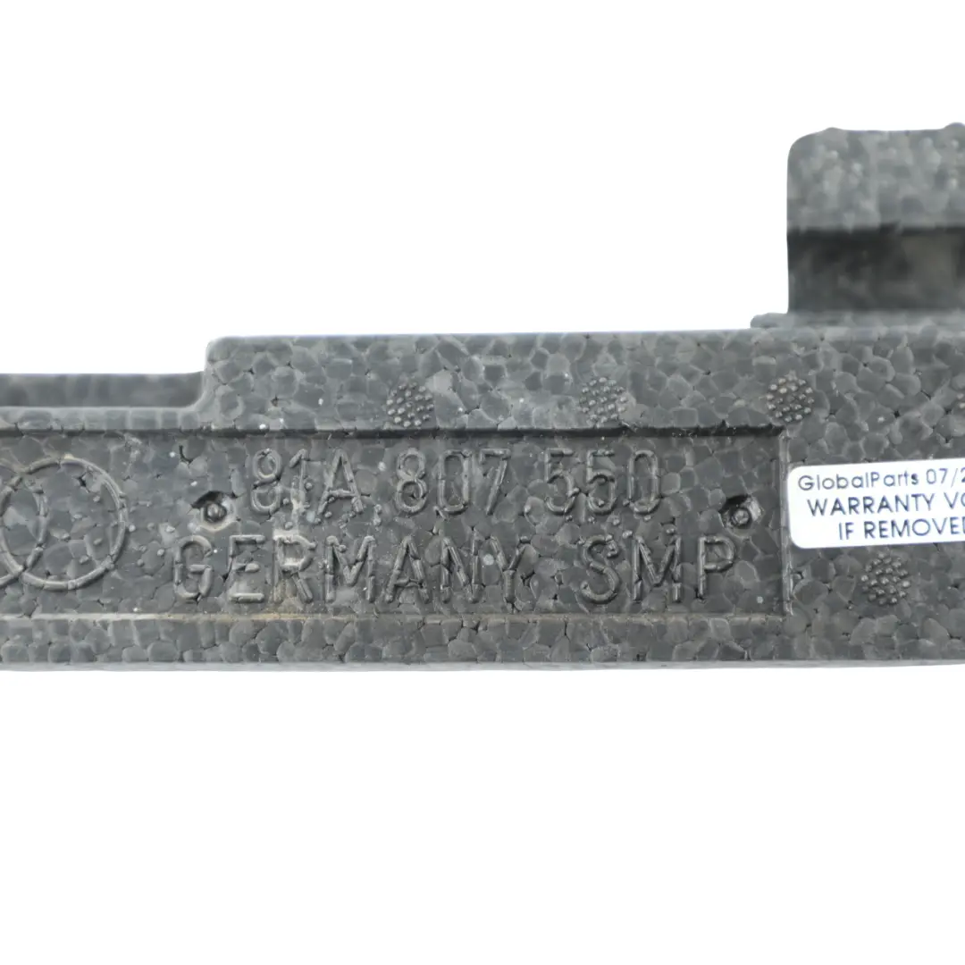 Audi Q2 GA Front Bumper Shock Absorber Reinforcement Crash Foam - SKU 81A807550 - Part number 81A807550
