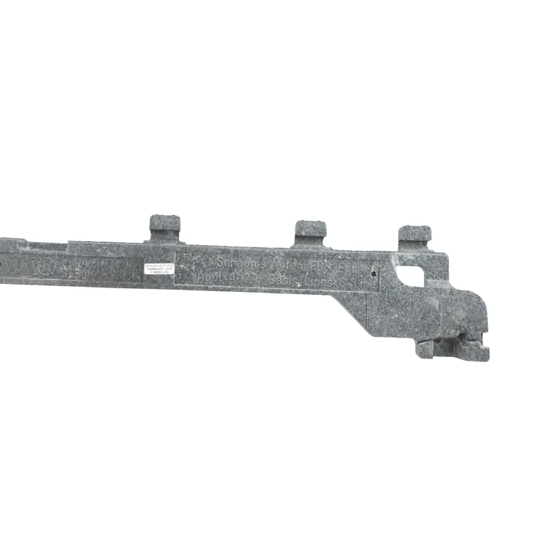 Front Bumper Shock Absorber Reinforcement Crash Foam to Audi Q2 GA with Part number 81A807550 Audi Q2 GA Front Bumper Shock Absorber Reinforcement Crash Foam - SKU 81A807550 - Part number 81A807550