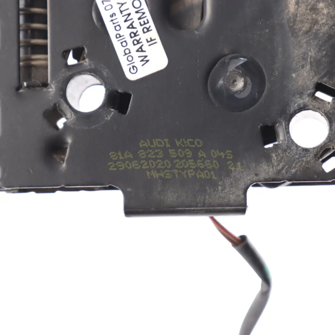 Right O/S Side Bonnet Lock Latch Catch Mechanism to Audi Q2 GA A4 B9 with Part number 81A823509A Audi Q2 GA A4 B9 Right O/S Side Bonnet Lock Latch Catch Mechanism - SKU 81A823509A - Part number 81A823509A