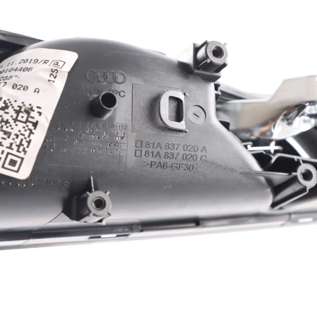 Door Card Panel Interior Handle Grab Rear Right O/S to Audi Q2 GA with Part number 81A837020A Audi Q2 GA Door Card Panel Interior Handle Grab Rear Right O/S - SKU 81A837020A - Part number 81A837020A