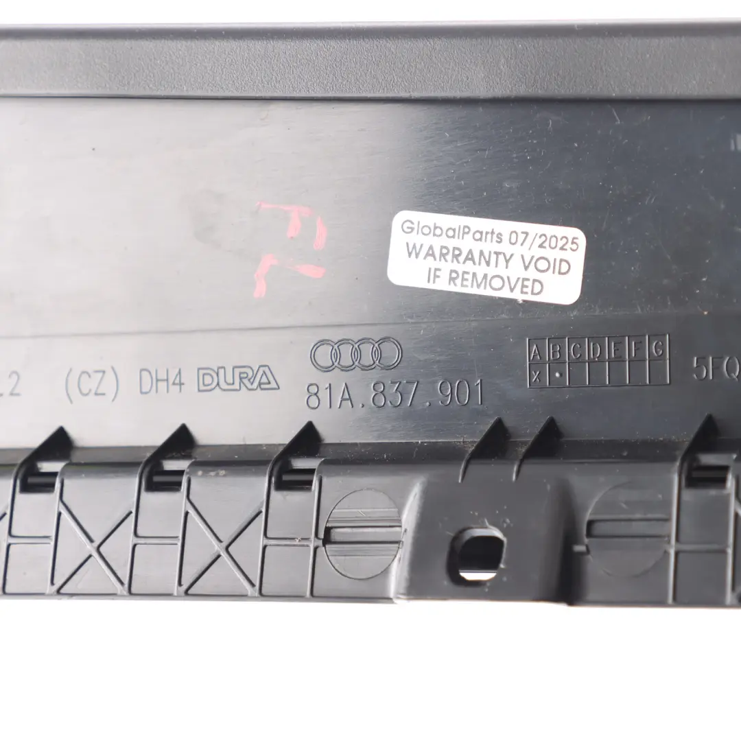 Audi Q2 GA Front Side Door B Pillar Trim Cover Panel Left N/S B - SKU 81A837901 - Part number 81A837901