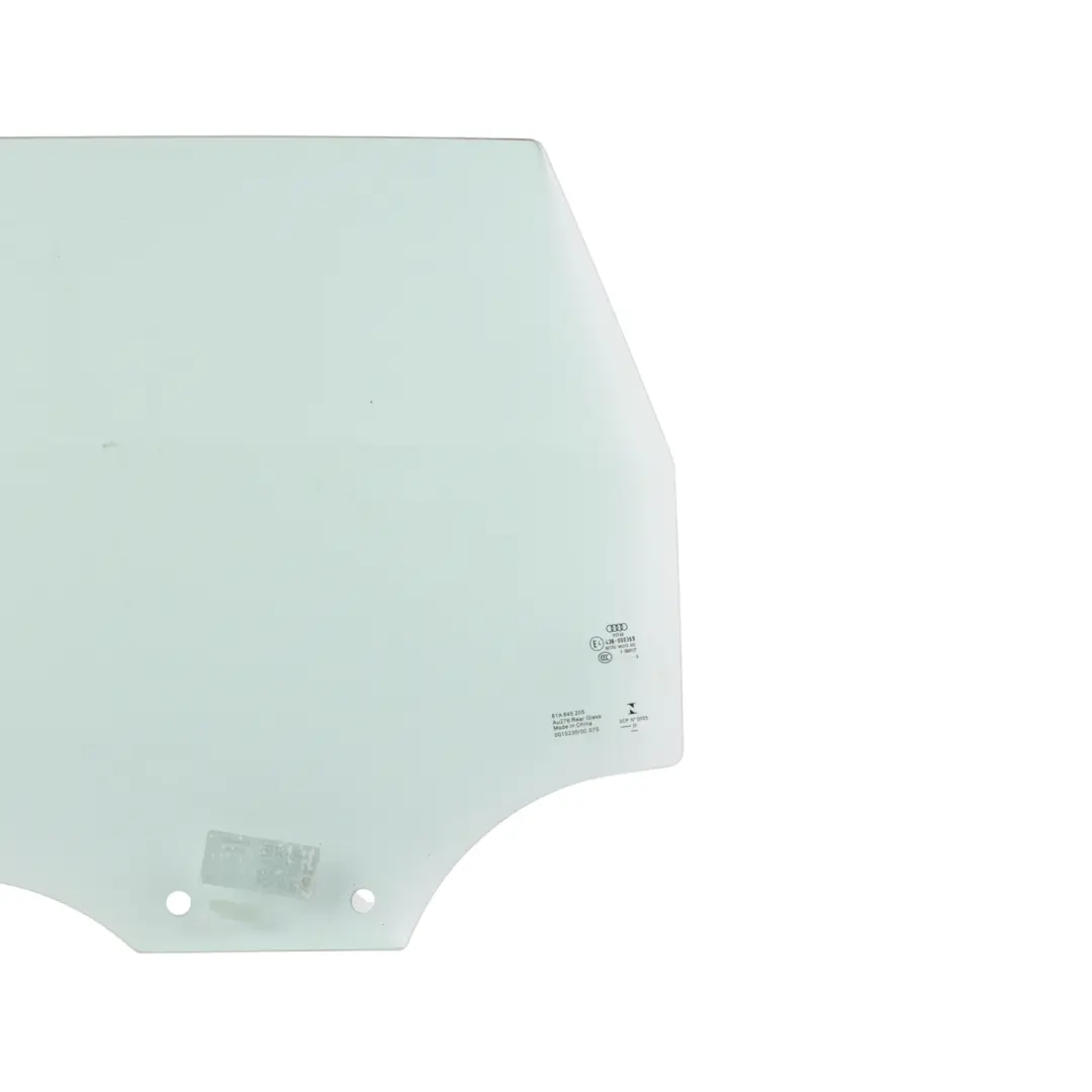 Audi Q2 GA Side Glass Window Rear Door Left N/S AS2 Green - SKU 81A845205 - Part number 81A845205