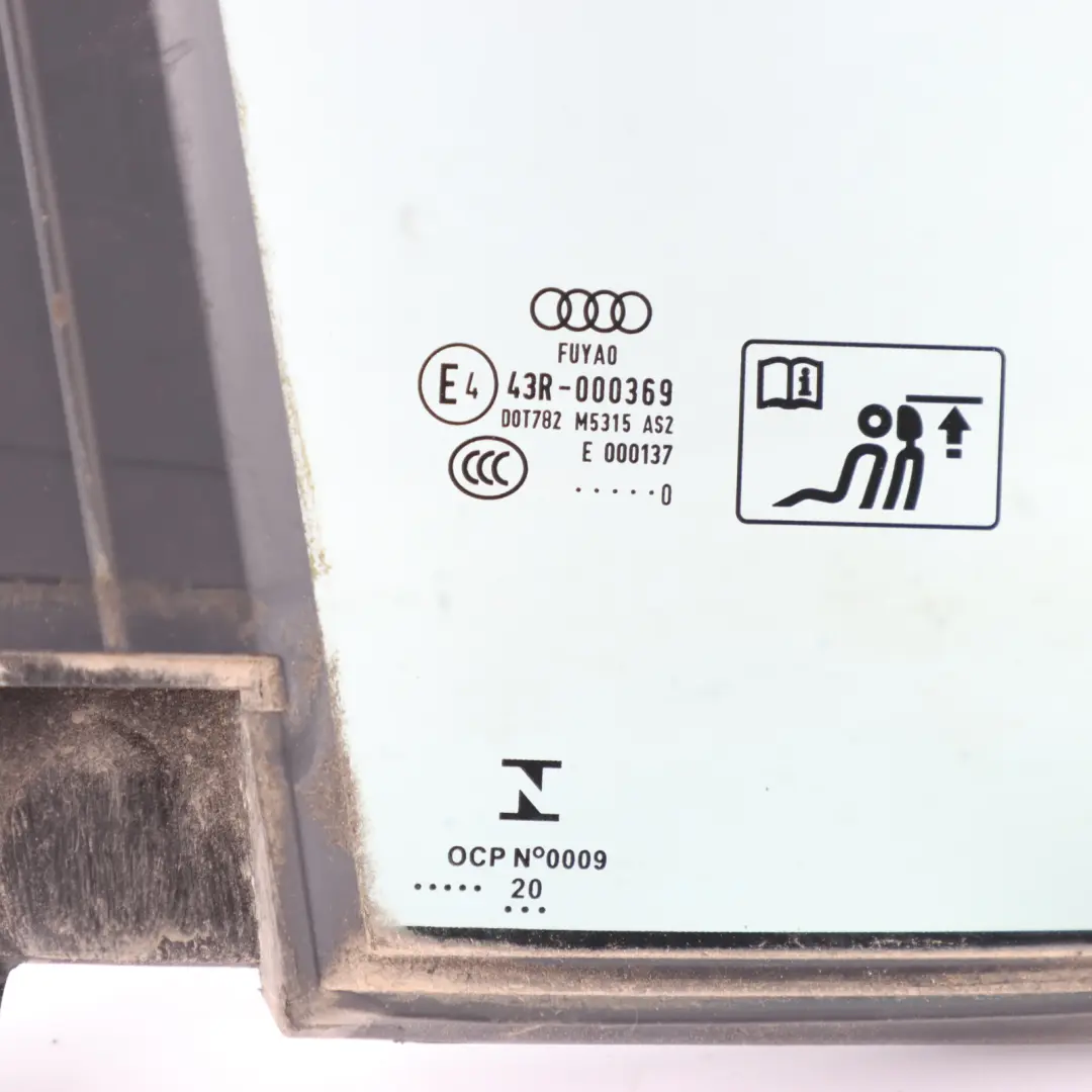 Quarter Fixed Triangle Window Glass AS2 Left N/S to Audi Q2 GA Rear with Part number 81A845213D Audi Q2 GA Rear Quarter Fixed Triangle Window Glass AS2 Left N/S - SKU 81A845213D - Part number 81A845213D