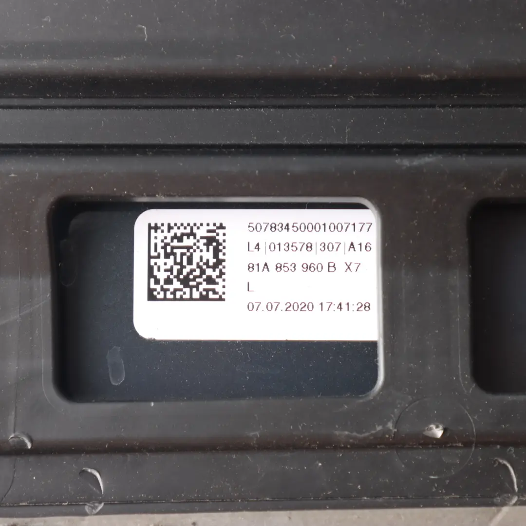 Door Sill Cover Moulding Strip Trim Front Right O/S Nano Grey - X7M to Audi Q2 GA with Part number 81A853960B Audi Q2 GA Door Sill Cover Moulding Strip Trim Front Right O/S Nano Grey - X7M - SKU 81A853960B-NGR - Part number 81A853960B