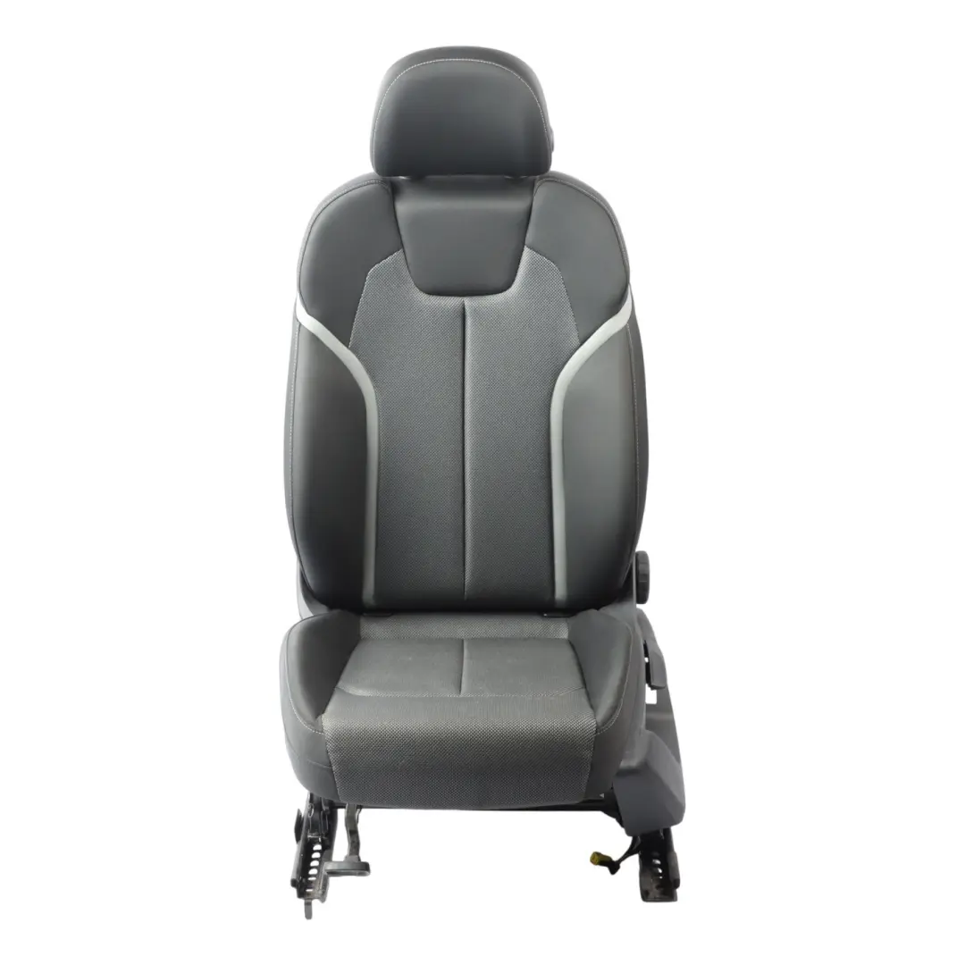 Front Seat Left N/S S-Line Cloth Fabric Black Grey to Audi Q2 GA with Part number 81A881805B Audi Q2 GA Front Seat Left N/S S-Line Cloth Fabric Black Grey - SKU 81A881805B - Part number 81A881805B