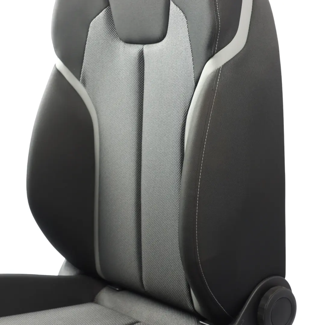 Front Seat Left N/S S-Line Cloth Fabric Black Grey to Audi Q2 GA with Part number 81A881805B Audi Q2 GA Front Seat Left N/S S-Line Cloth Fabric Black Grey - SKU 81A881805B - Part number 81A881805B
