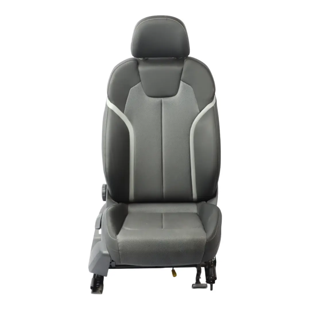 Front Seat Right O/S S-Line Cloth Fabric Black Grey to Audi Q2 GA with Part number 81A881806B Audi Q2 GA Front Seat Right O/S S-Line Cloth Fabric Black Grey - SKU 81A881806B - Part number 81A881806B