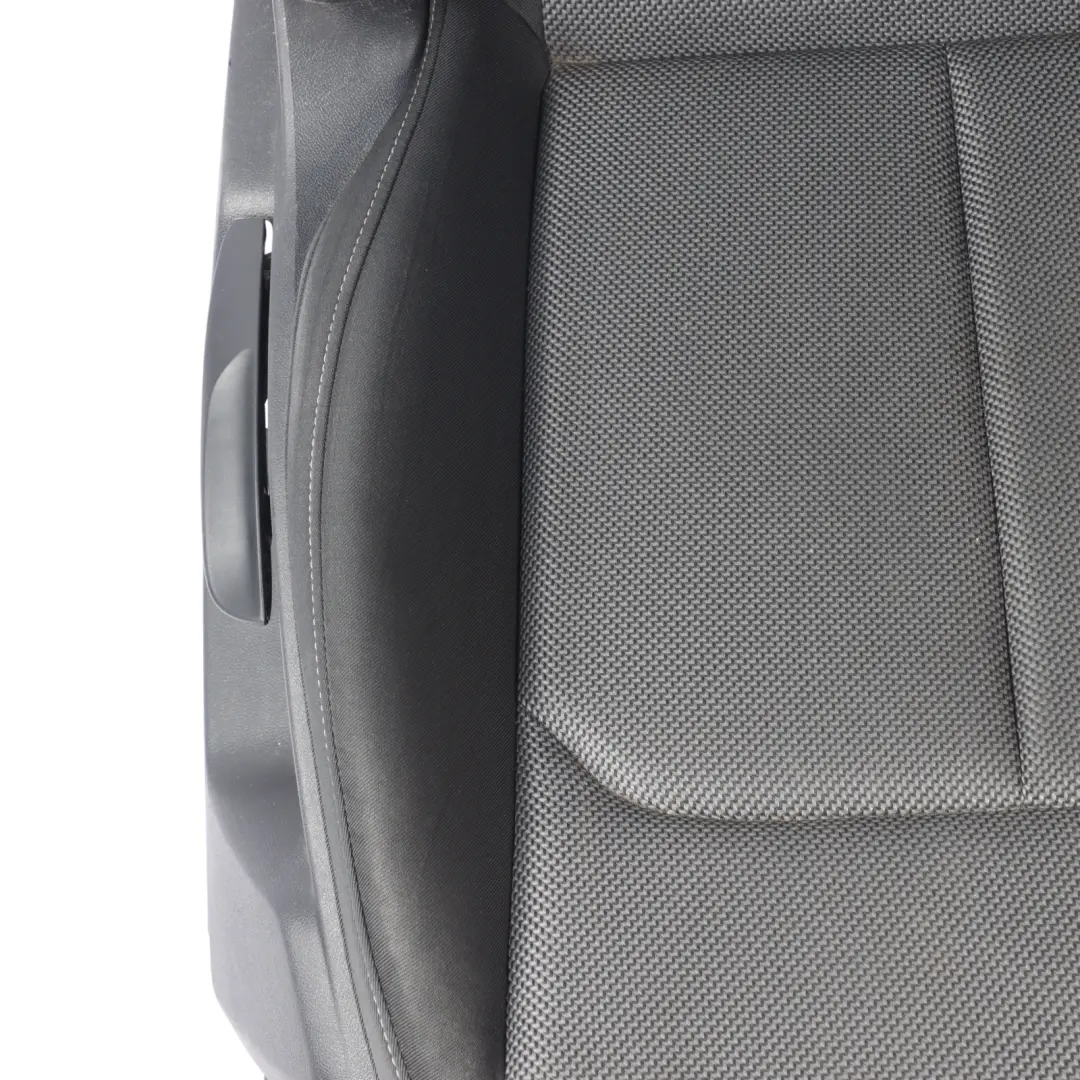 Front Seat Right O/S S-Line Cloth Fabric Black Grey to Audi Q2 GA with Part number 81A881806B Audi Q2 GA Front Seat Right O/S S-Line Cloth Fabric Black Grey - SKU 81A881806B - Part number 81A881806B