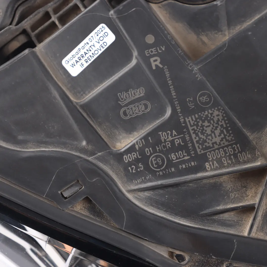 Audi Q2 GA Headlight Headlamp LED Lamp Light Front Right O/S - SKU 81A941004A - Part number 81A941004A