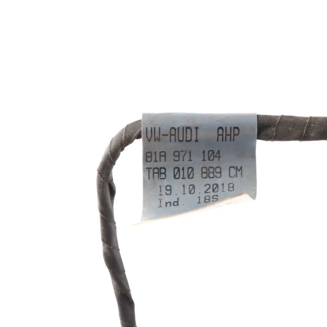 Audi Q2 GA Rear Bumper PDC Parking Sensor Wiring Harness Loom - SKU 81A971104 - Part number 81A971104