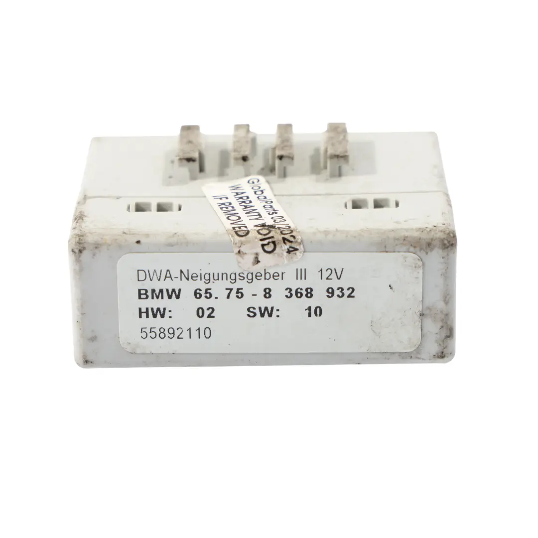 Alarm Sensor Comfort Control Module Unit ECU 55892110 to BMW E39 with Part number 8368932 BMW E39 Alarm Sensor Comfort Control Module Unit ECU 55892110 - SKU 8368932 - Part number 8368932