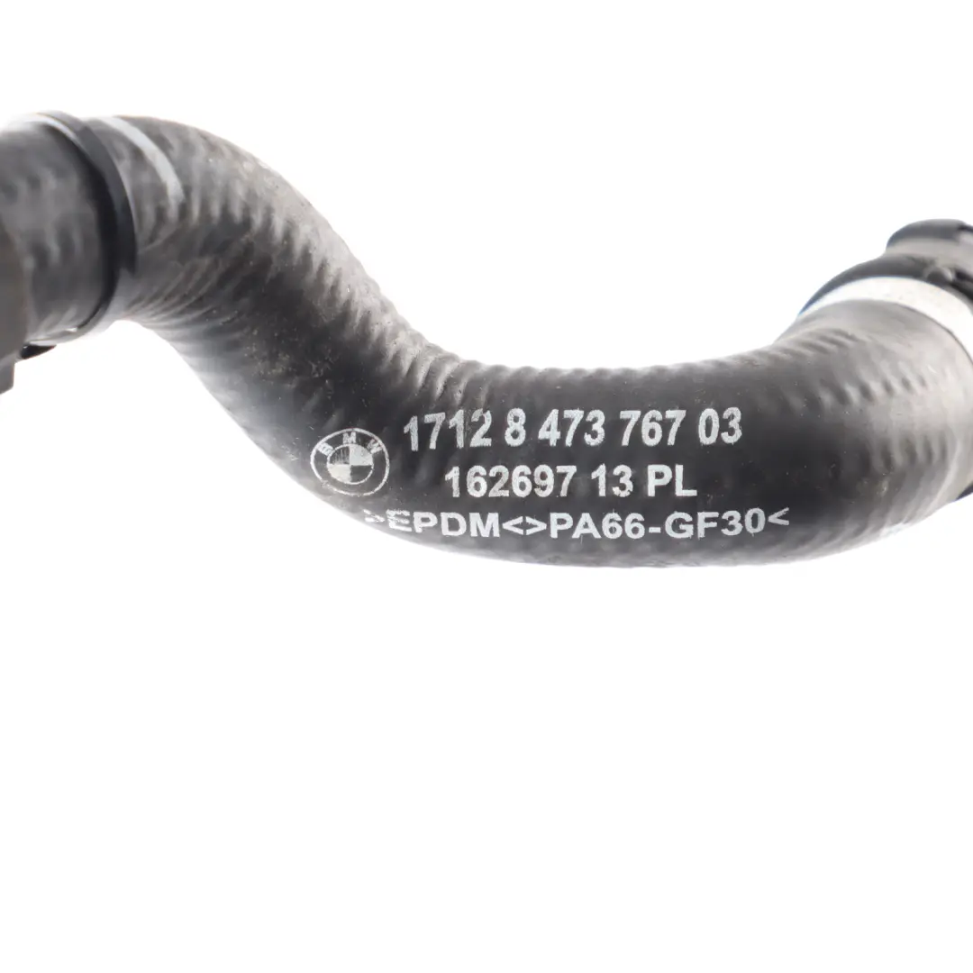 F74 U06 U11 U10 Engine Cooling Radiator Pipe Line Hose to BMW F70 with Part number 8473767 BMW F70 F74 U06 U11 U10 Engine Cooling Radiator Pipe Line Hose - SKU 8473767 - Part number 8473767