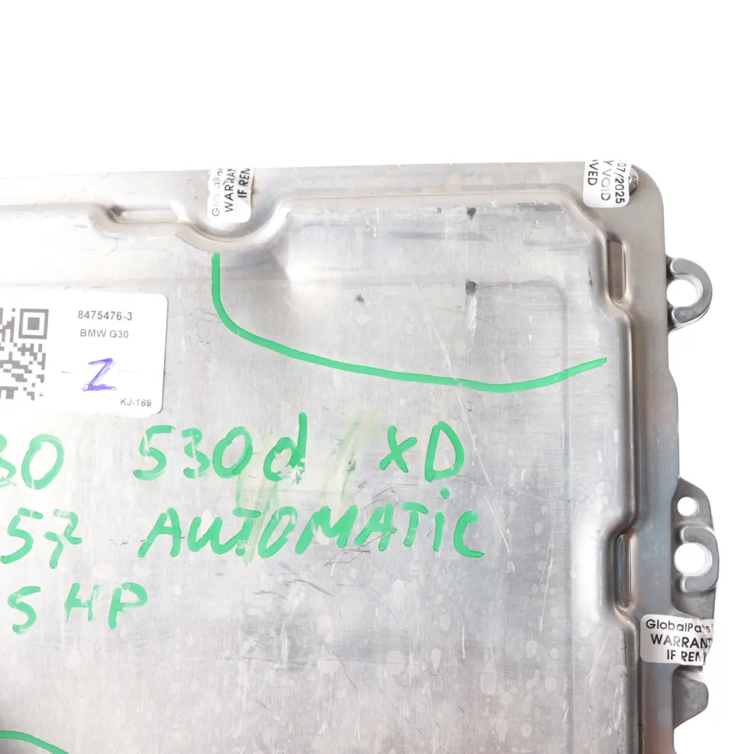 BMW G30 530Xd B57 265HP Engine Control Unit ECU DDE Automatic - SKU 8475476-3 - Part number 8475476