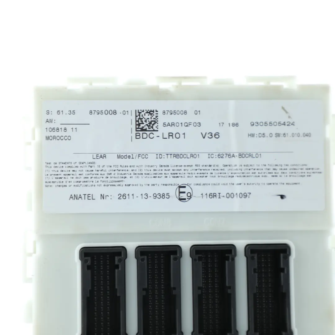 Mini Cooper F55 136HP Petrol B38 Engine ECU DME Kit BDC + Key Manual - SKU 8486841-2 - Part number 8486841