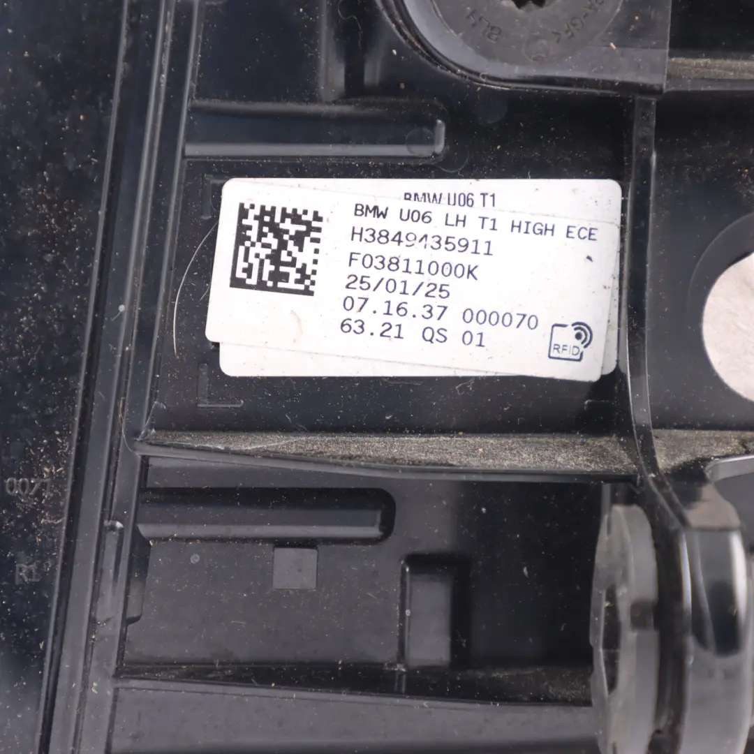 BMW U06 Rear Light Lamp Side Panel Outer Left N/S - SKU 8494359 - Part number 8494359