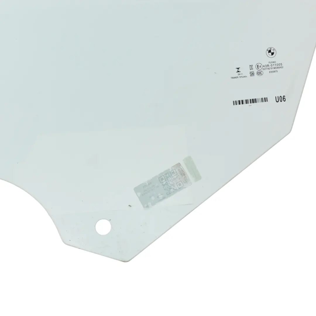 Front Door Side Window Glass AS2 Glazing Right O/S to BMW U06 with Part number 8498575 BMW U06 Front Door Side Window Glass AS2 Glazing Right O/S - SKU 8498575 - Part number 8498575