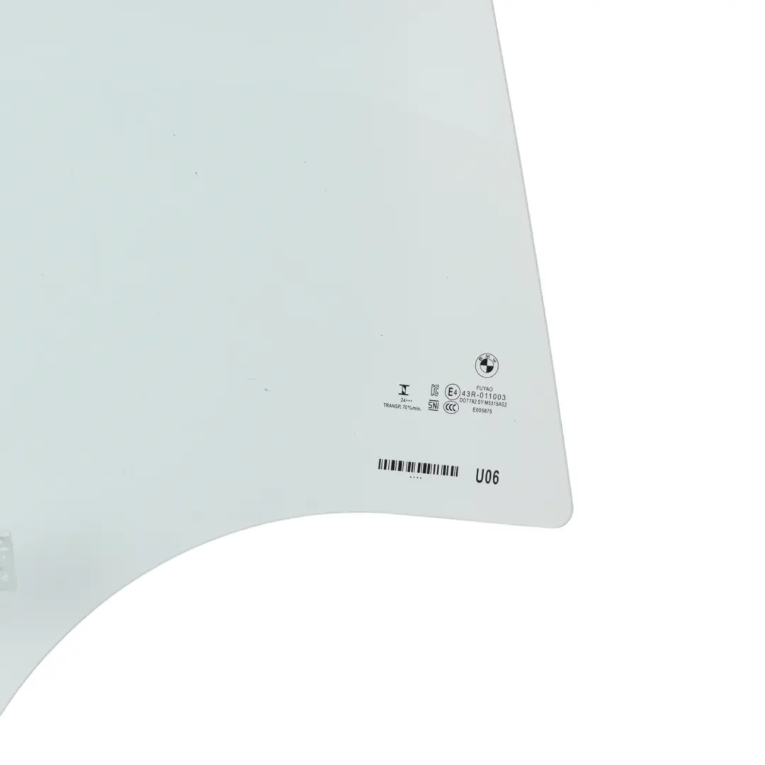 Door Side Window Glass AS2 Glazing Right O/S to BMW U06 Rear with Part number 8498578 BMW U06 Rear Door Side Window Glass AS2 Glazing Right O/S - SKU 8498578 - Part number 8498578