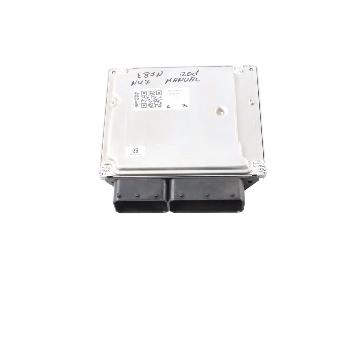 BMW E82 X1 E84 E87 LCI 120d N47 177HP Engine ECU DDE Manual - SKU 8512498-9 - Part number 8512498