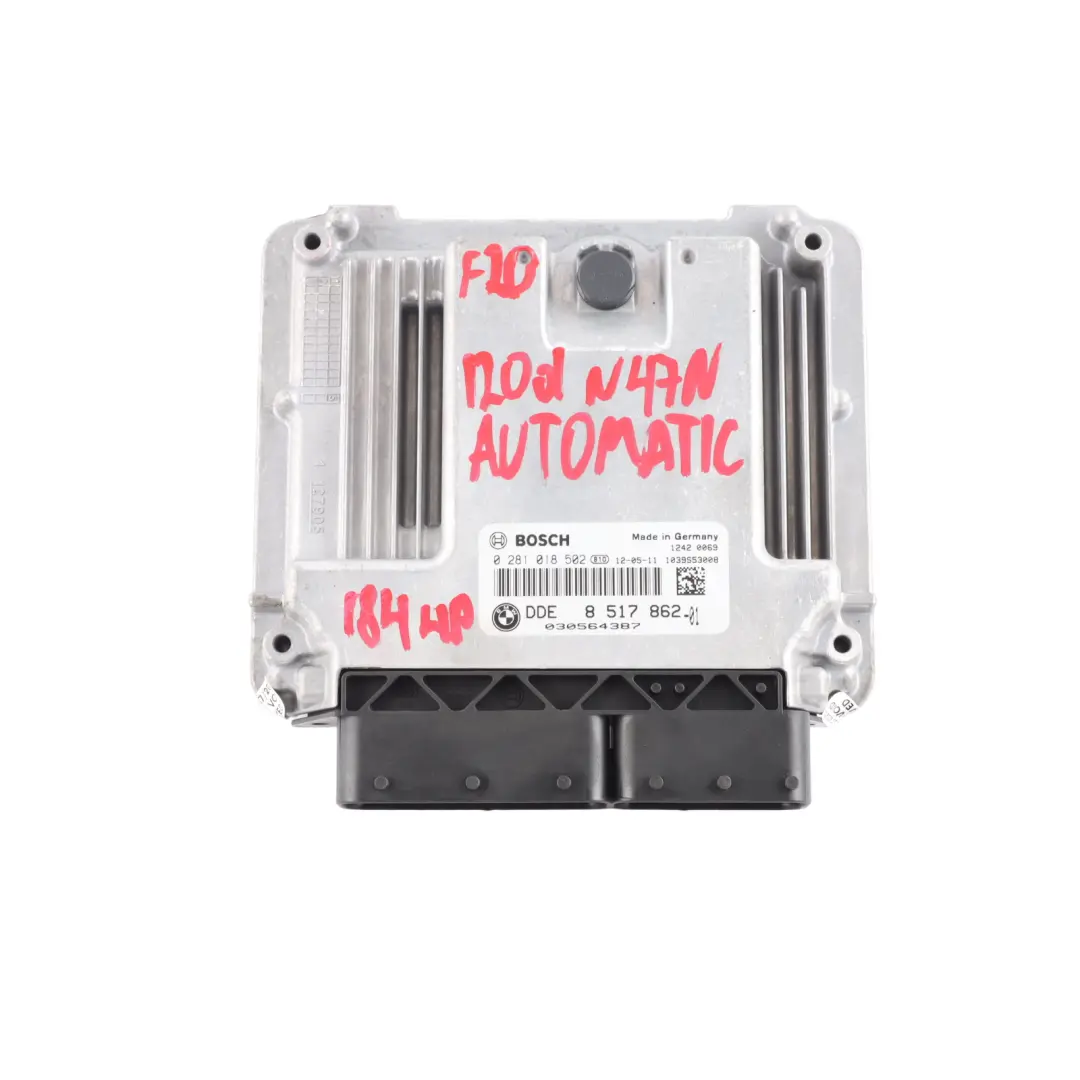 N47 184HP Engine Control ECU DDE Kit Automatic to BMW F20 F21 F30 120d 320d with Part number 8517862 BMW F20 F21 F30 120d 320d N47 184HP Engine Control ECU DDE Kit Automatic - SKU 8517862-11 - Part number 8517862