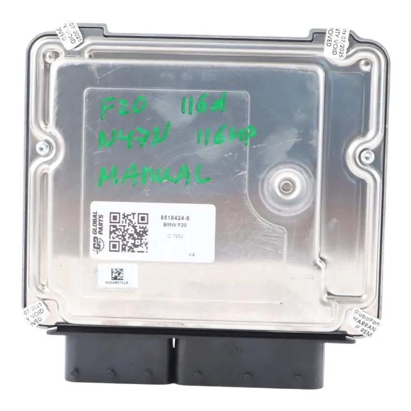 N47N 116HP Engine Control Unit ECU DDE Manual to BMW F20 F30 F31 116d 316d with Part number 8518424 BMW F20 F30 F31 116d 316d N47N 116HP Engine Control Unit ECU DDE Manual - SKU 8518424-6 - Part number 8518424