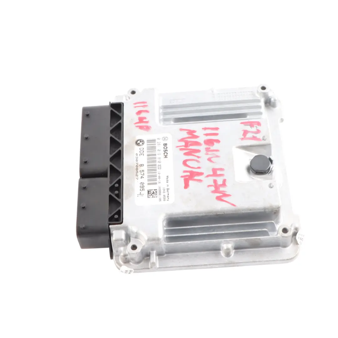 BMW F20 F21 F30 F31 116d 316d 116HP N47 Diesel Engine Control ECU Manual - SKU 8574095-7 - Part number 8574095