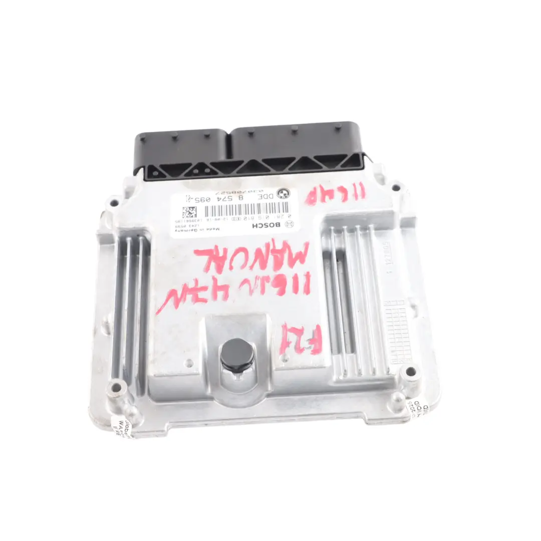 116HP N47 Diesel Engine Control ECU Manual to BMW F20 F21 F30 F31 116d 316d with Part number 8574095 BMW F20 F21 F30 F31 116d 316d 116HP N47 Diesel Engine Control ECU Manual - SKU 8574095-7 - Part number 8574095