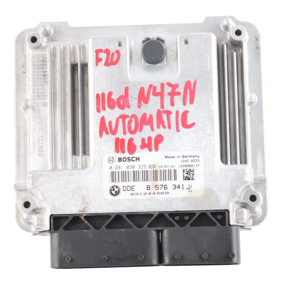 BMW F20 F30 F31 116d 316d 116HP N47 Engine Control ECU DDE 8576341 Automatic