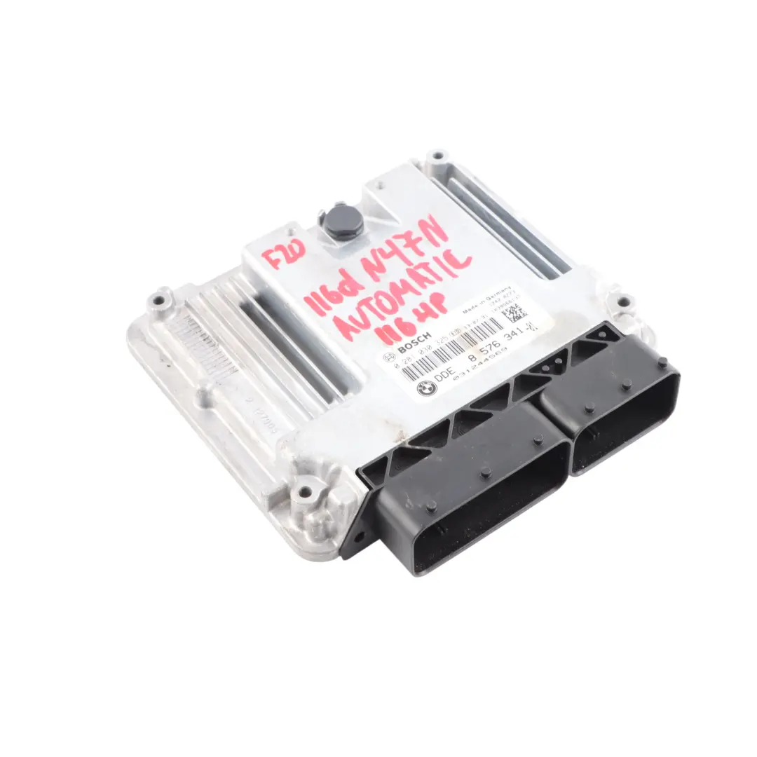 BMW F20 F30 F31 116d 316d 116HP N47 Engine Control ECU DDE Automatic - SKU 8576341-11 - Part number 8576341