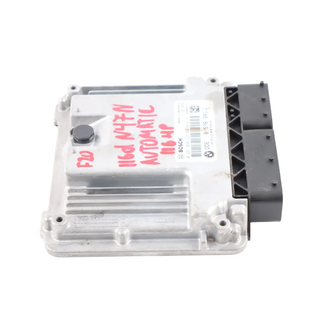 BMW F20 F30 F31 116d 316d 116HP N47 Engine Control ECU DDE Automatic - SKU 8576341-11 - Part number 8576341