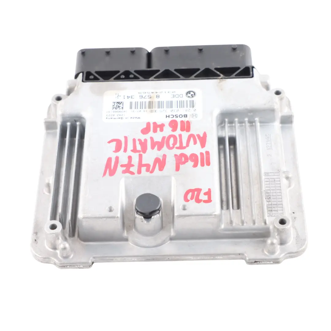116HP N47 Engine Control ECU DDE Automatic to BMW F20 F30 F31 116d 316d with Part number 8576341 BMW F20 F30 F31 116d 316d 116HP N47 Engine Control ECU DDE Automatic - SKU 8576341-11 - Part number 8576341
