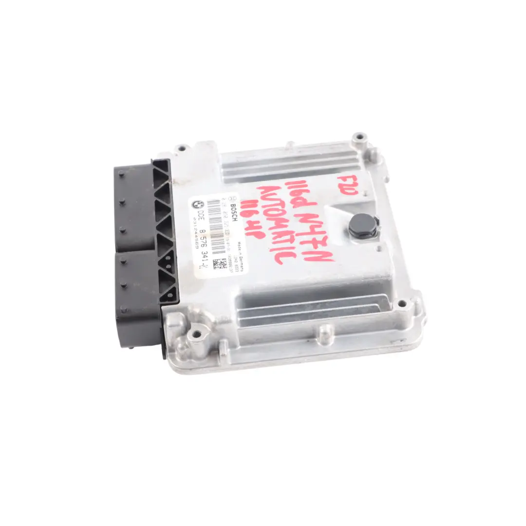 BMW F20 F30 F31 116d 316d 116HP N47 Engine Control ECU DDE Automatic - SKU 8576341-11 - Part number 8576341